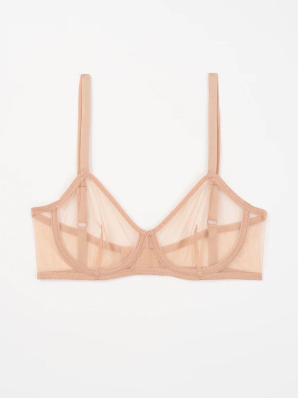 NWT ELSE Bare Minimal Bra in "Powder", size 38B